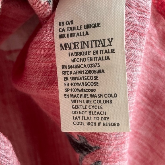 Don’t ask why floral flowy open tie front blouse. One Size - Picture 6 of 8